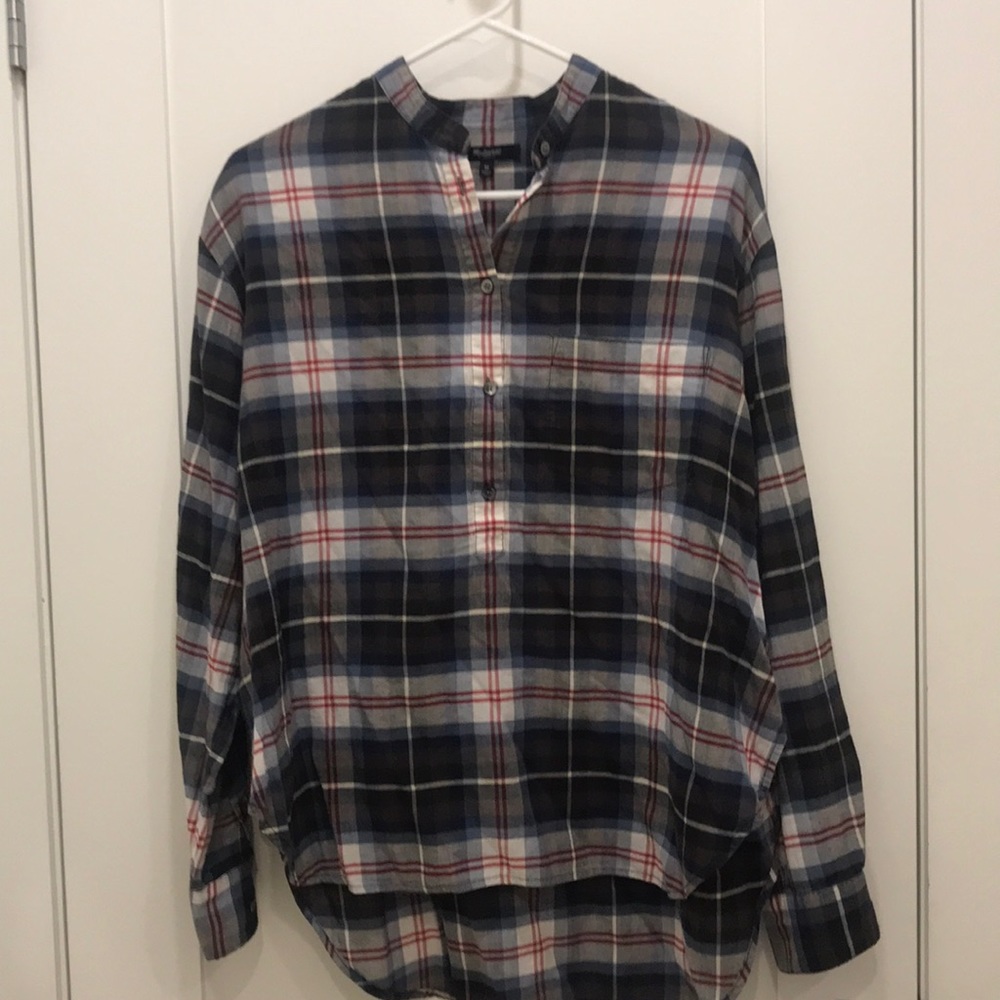 Madewell Button-Up Popover Top